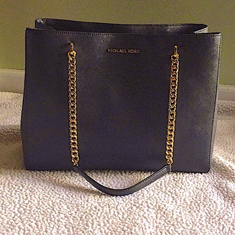 Michael Kors Ellis Leather shoulder tote